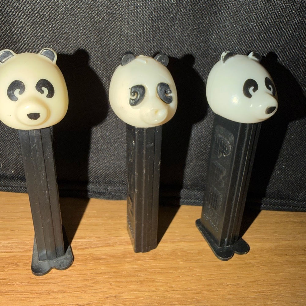 Panda Head Pez Dispensers VINTAGE